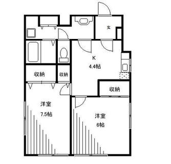 東京都新宿区高田馬場４丁目 賃貸アパート 2K