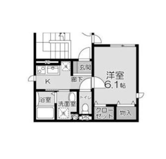 東京都板橋区上板橋１丁目 賃貸アパート 1K