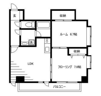 東京都新宿区市谷船河原町 賃貸マンション 2LDK