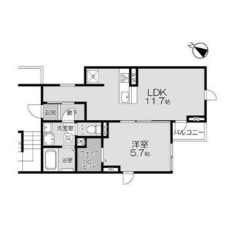 東京都目黒区東が丘１丁目 賃貸アパート 1LDK