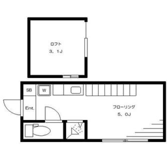 東京都荒川区荒川２丁目 賃貸アパート 1R