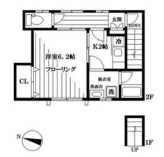 東京都文京区西片２丁目 賃貸アパート 1K