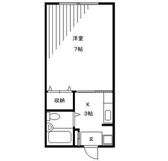 東京都北区堀船２丁目 賃貸アパート 1K