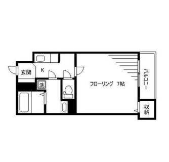 東京都北区滝野川６丁目 賃貸アパート 1K