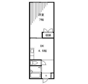 東京都新宿区下落合４丁目 賃貸アパート 1DK