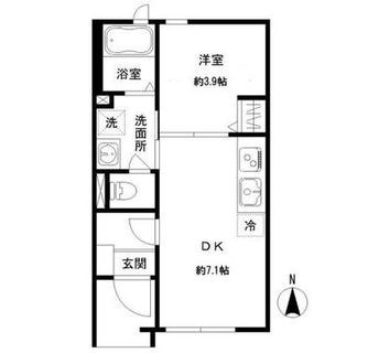 東京都北区中十条３丁目 賃貸アパート 1DK