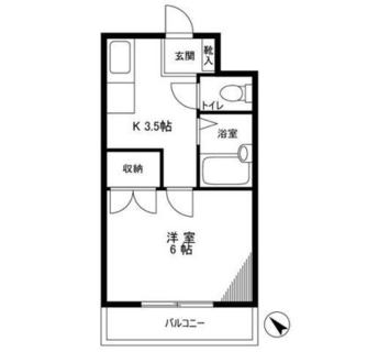 東京都北区志茂３丁目 賃貸マンション 1K