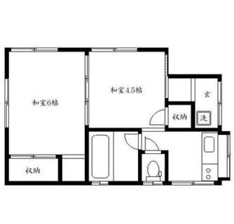 東京都北区滝野川６丁目 賃貸アパート 2K
