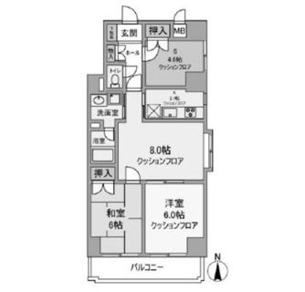 東京都板橋区板橋１丁目 賃貸マンション 2LDK