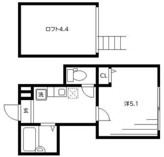 東京都北区西ヶ原２丁目 賃貸アパート 1K