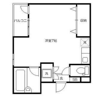 東京都新宿区高田馬場４丁目 賃貸マンション 1R