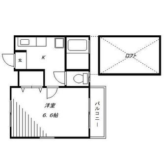 東京都北区滝野川４丁目 賃貸アパート 1K