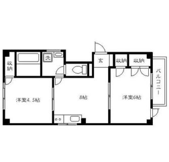 東京都豊島区南大塚２丁目 賃貸マンション 2DK