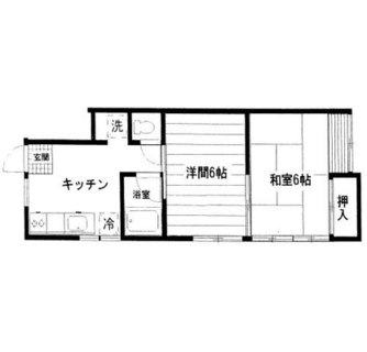 東京都荒川区荒川６丁目 賃貸アパート 2K