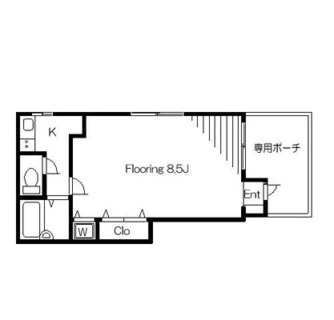 東京都足立区千住大川町 賃貸アパート 1K