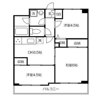 東京都北区岩淵町 賃貸マンション 3DK
