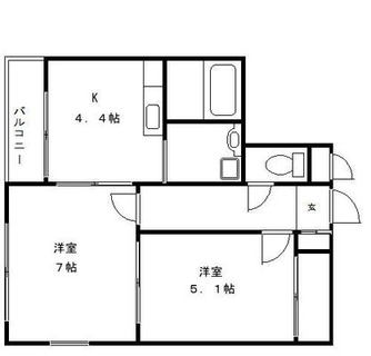 東京都北区赤羽西１丁目 賃貸マンション 2K