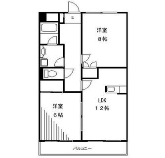 東京都北区岩淵 賃貸マンション 2LDK