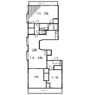 東京都北区桐ヶ丘２丁目 賃貸マンション 3LDK