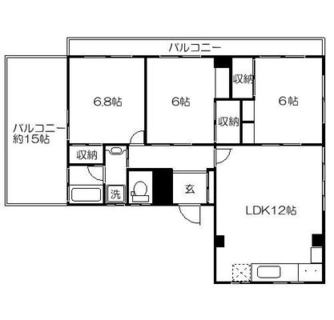 東京都北区王子本町２丁目 賃貸マンション 3LDK