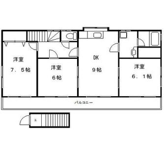 東京都北区上十条５丁目 賃貸アパート 3DK