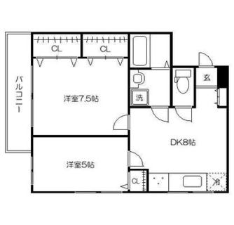 東京都北区田端３丁目 賃貸マンション 2DK