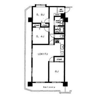 東京都北区桐ヶ丘１丁目 賃貸マンション 3LDK