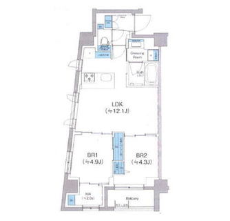東京都北区滝野川３丁目 賃貸マンション 2SLDK
