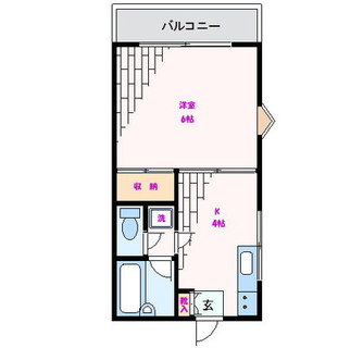 東京都北区豊島２丁目 賃貸アパート 1K