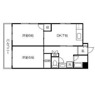 東京都北区田端新町１丁目 賃貸マンション 2DK