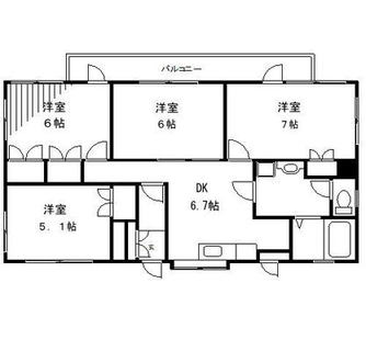 東京都練馬区練馬４丁目 賃貸マンション 4DK