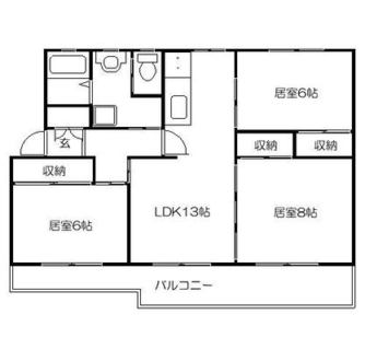 東京都板橋区高島平３丁目 賃貸マンション 3LDK