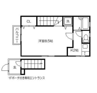 東京都足立区千住大川町 賃貸アパート 1K