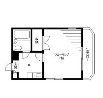 東京都北区上十条４丁目 賃貸マンション 1K