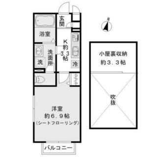 東京都板橋区大山東町 賃貸アパート 1K