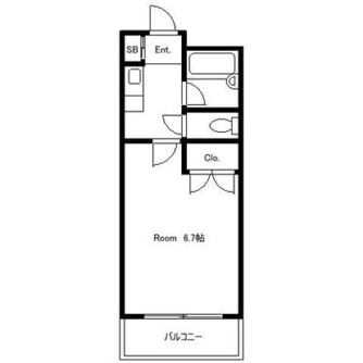 東京都北区滝野川２丁目 賃貸マンション 1K