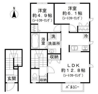 東京都葛飾区西亀有３丁目 賃貸アパート 2LDK
