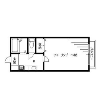 東京都新宿区市谷田町３丁目 賃貸アパート 1K