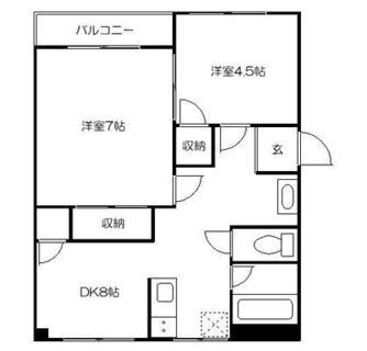 東京都板橋区大山東町 賃貸マンション 2DK