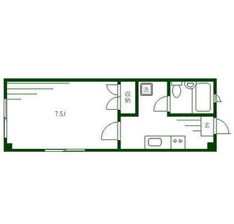 東京都北区栄町 賃貸マンション 1K