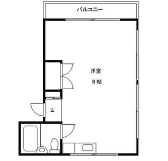 東京都北区西が丘２丁目 賃貸マンション 1R