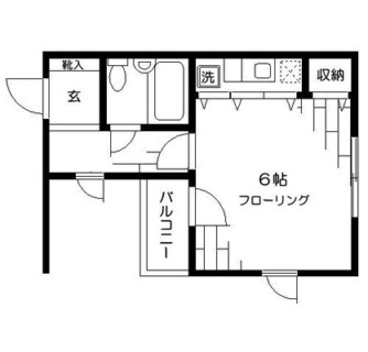 東京都北区豊島２丁目 賃貸マンション 1R
