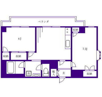 東京都板橋区蓮根３丁目 賃貸マンション 2DK
