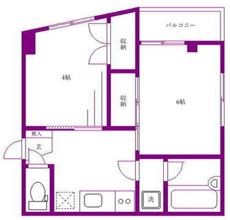 東京都練馬区豊玉北５丁目 賃貸マンション 2K