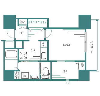 東京都北区赤羽１丁目 賃貸マンション 1LDK