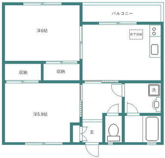 東京都練馬区東大泉４丁目 賃貸アパート 2DK