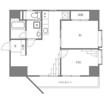 東京都台東区元浅草１丁目 賃貸マンション 2DK