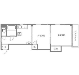 東京都北区中里２丁目 賃貸マンション 2K