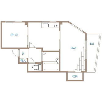 東京都豊島区上池袋２丁目 賃貸マンション 2K