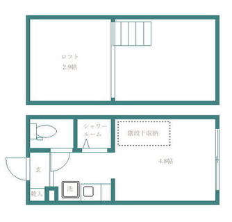 東京都板橋区板橋３丁目 賃貸アパート 1R